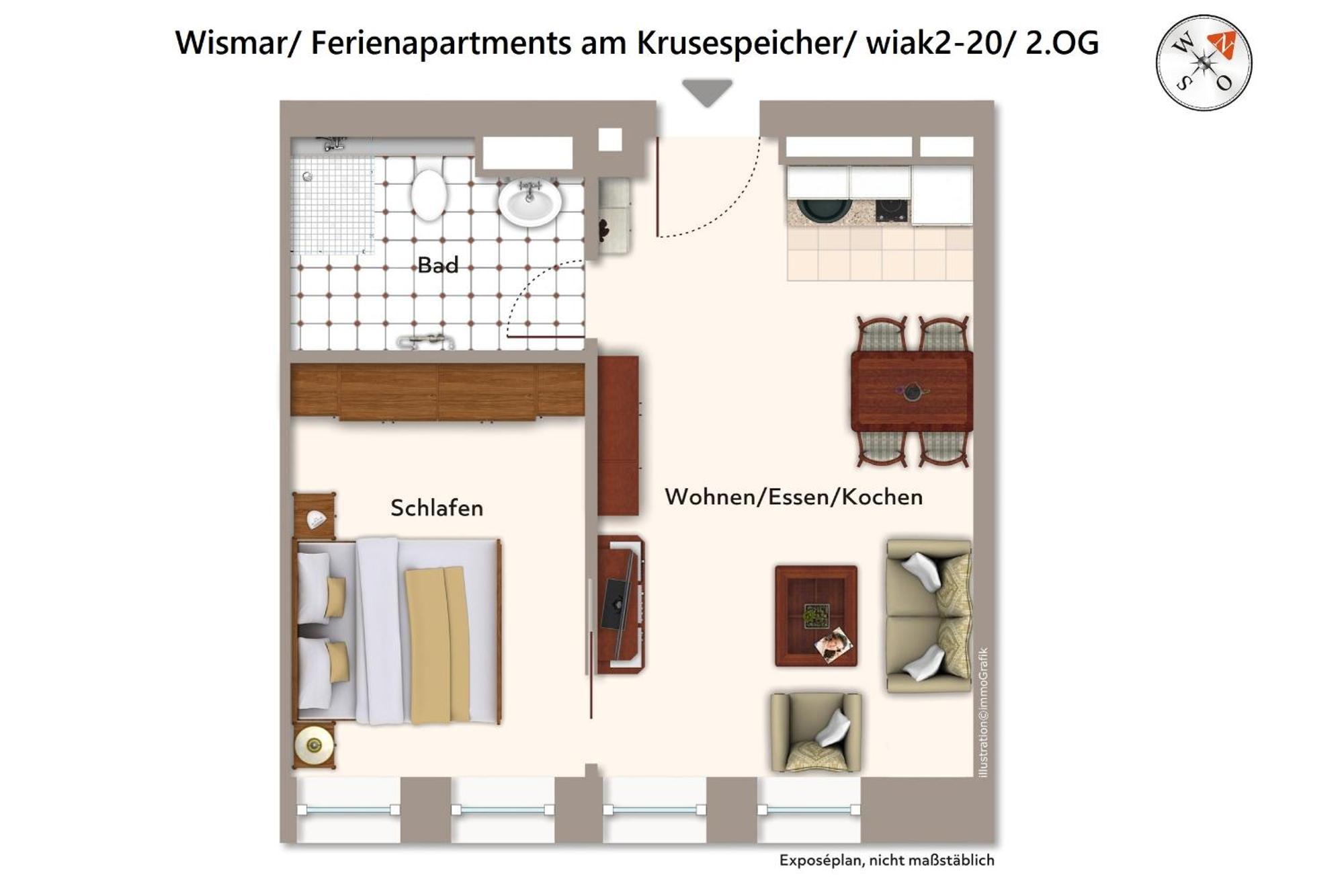 Wißmar Ferienapartments Am Krusespeicher Ferienapartments Am Krusespeicher 2-20 מראה חיצוני תמונה